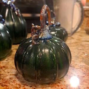 Handmade Glass Pumpkin